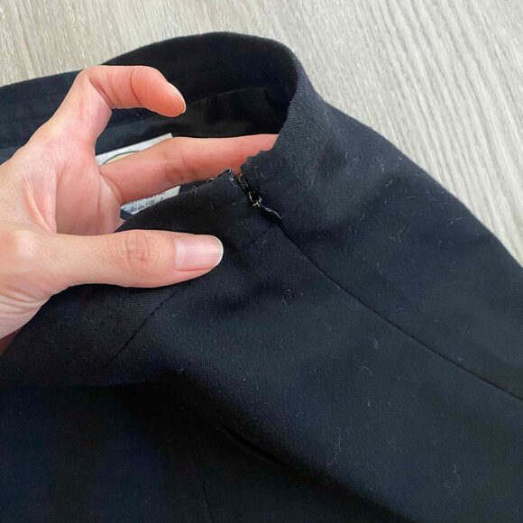 Vintage Talbots Wool Flare Circle Midi Skirt Size 6P Office Career Professional - Picture 6 of 9